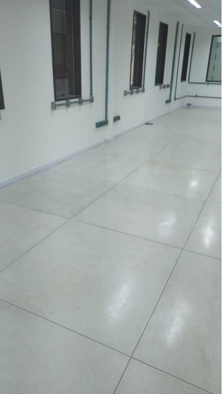 1ª medição - Limpeza e polimento de piso